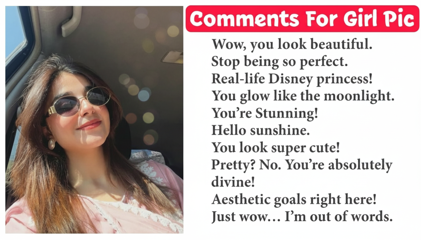 Comment for Girl Pic in English